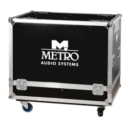 Metro Audio Systems FC-LA-150S/2-1 Flightcase for 2 pcs LA-150S Passive Subwoofer