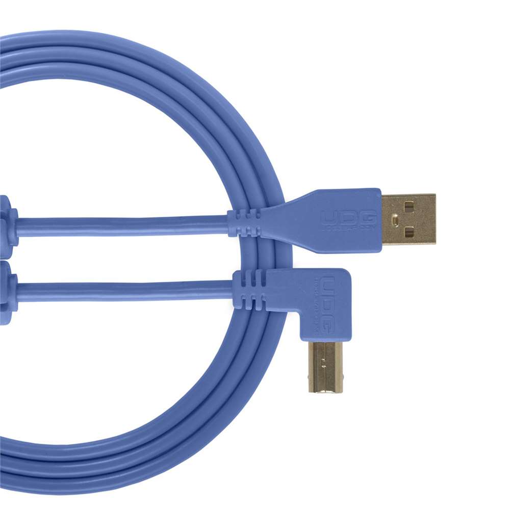 UDG U95006LB Ultimate Audio Cable USB 2.0 A-B Blue Angled 3m