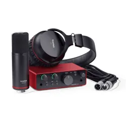 Focusrite Solo 4TH GEN+ με Μικρόφωνο + Ακουστικά