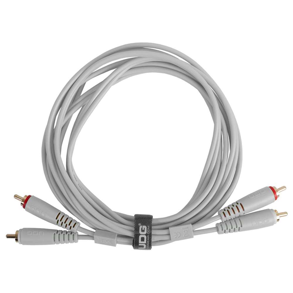 UDG U97001WH Ultimate Audio Cable RCA - RCA Λευκό Ίσιο 1.5m
