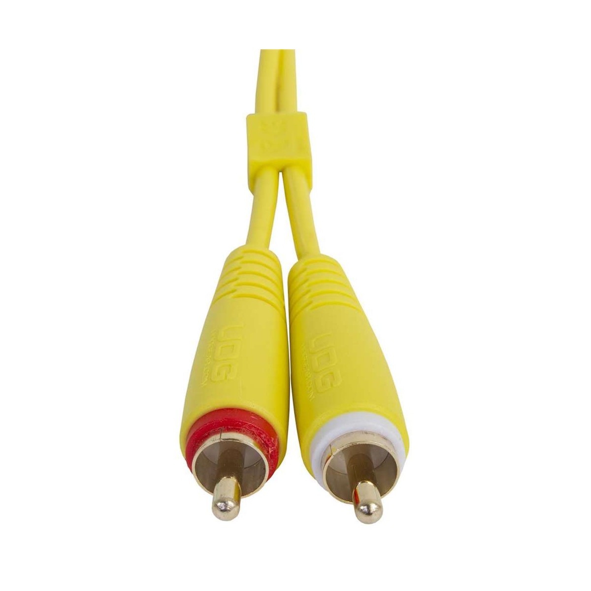 Cable UDG RCA Droit - RCA Coudé Blanc 3m - U 97005 WH