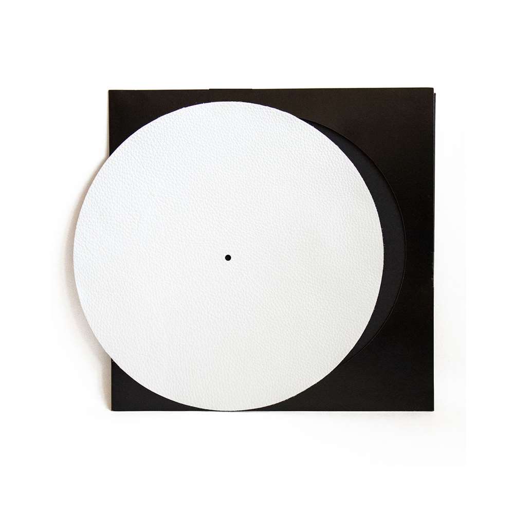 Simply Analog Slipmat Made from Premium Leather White