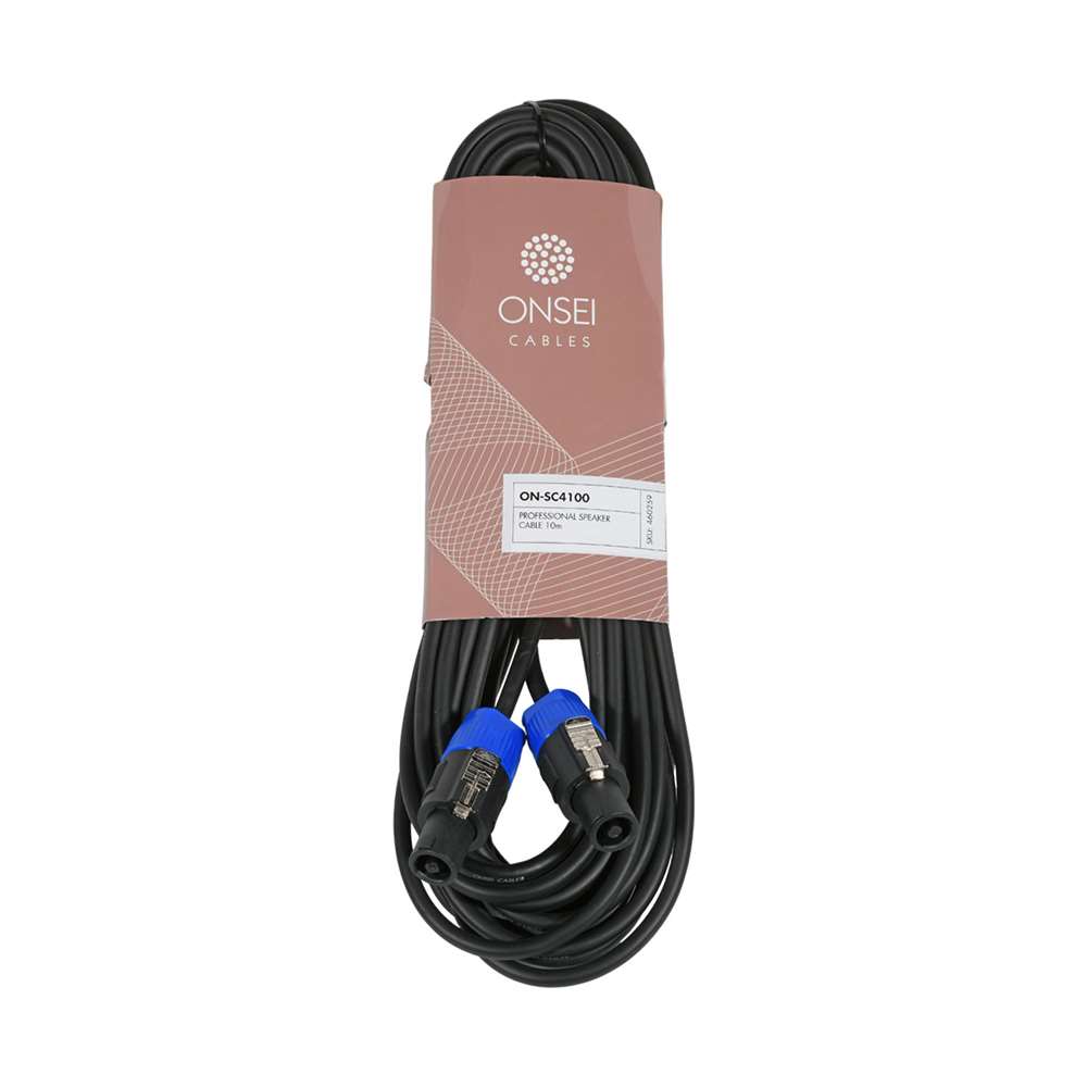 Onsei ON-SC4100 Speaker Cable 4-pin Speakon - 4-pin Speakon 10m