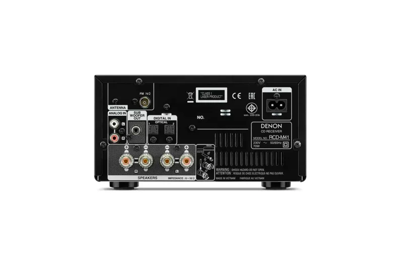 Denon RCD-M41 Micro HiFi CD Receiver with Bluetooth and Tuner