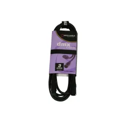 Accu-cable AC-DMX5/3 DMX Cable 5-pin XLR male - 5-pin XLR female 3m