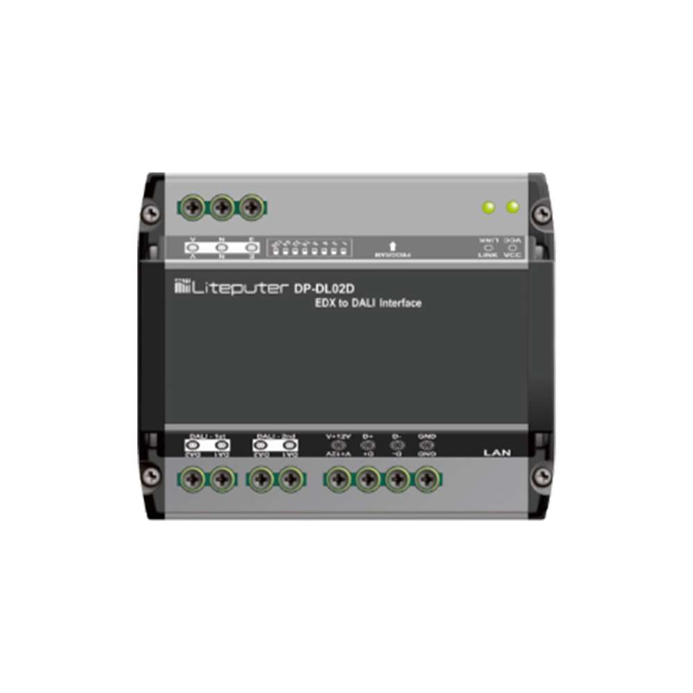 Lite-Puter DP-DL02D Μονάδα Μετατροπής EDX/DMX Σήματος σε Dali