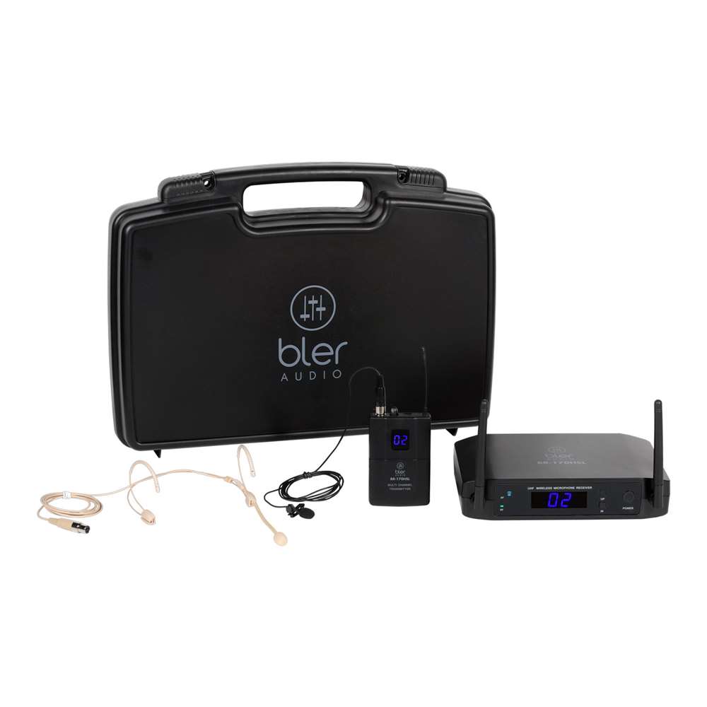 Bler Audio BR-170HSL Wireless Microphone System with Body Pack