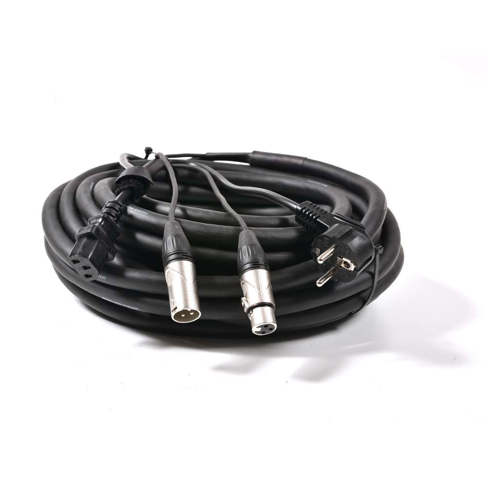 Onsei ON-PA3150 Power-Audio XLR & Power Plug IEC cable 15m