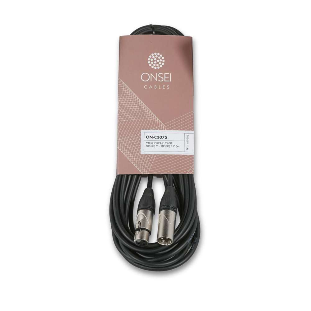 Onsei ON-C3050 audio cable 3-pin XLR to 3-pin XLR 5m