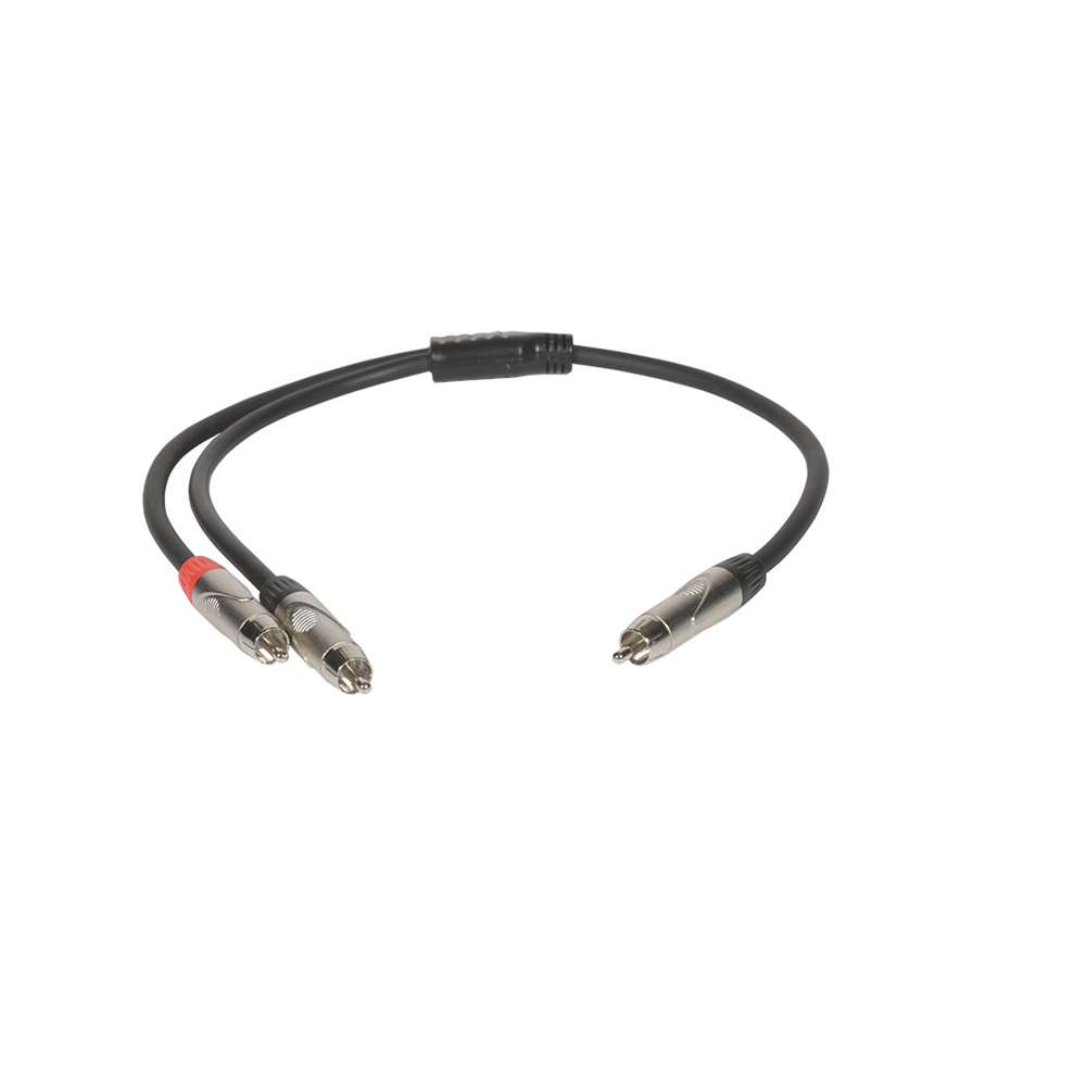 Onsei ON-Y222205 Audio cable type Y 1 x RCA Male to 2 x  RCA Male 0.5m