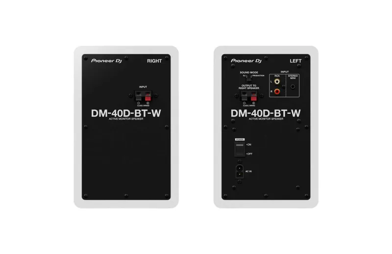 Pioneer DJ DM-40D-BT Active Studio Monitors - White