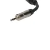 ONSEI ON-Y121125 Audio Cable  1 x 3.5mm Mini Jack Stereo Male Σε 2 x 3.5mm Mini Jack Stereo female 0.25m Μαύρο