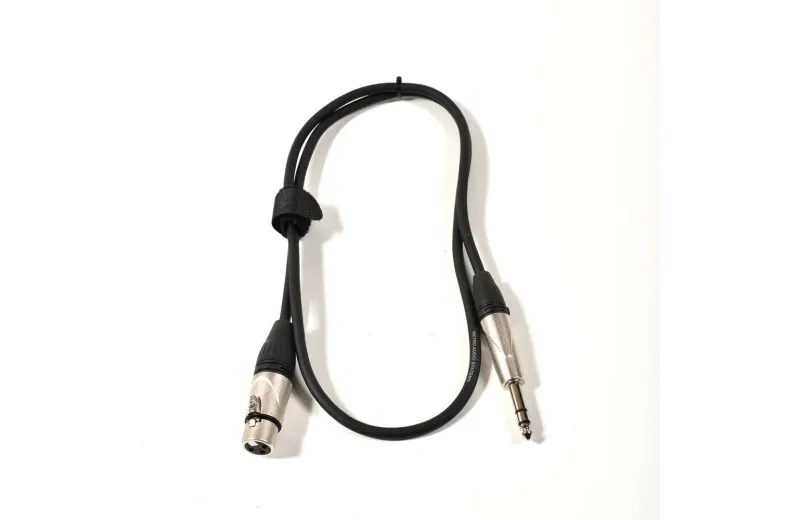 Onsei ON-I31710 Audio Cable 3-pin XLR Female to 6.3 Jack Stereo 1m
