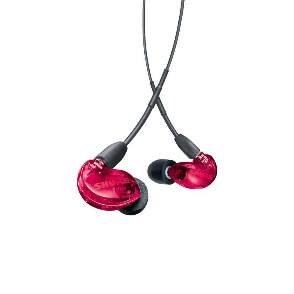 Shure SE215 Sound isolating Earphones Red