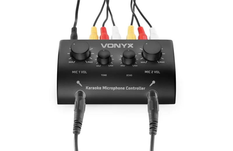 Vonyx AV430B Σετ Μίκτη με 2 Μικρόφωνα Karaoke