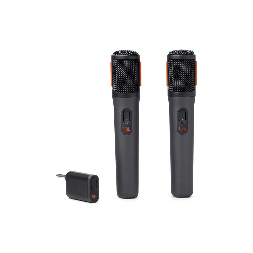 JBL Wireless Mic x 2 & Dongle Receiver 6.35Mm Head Jack Μαύρο