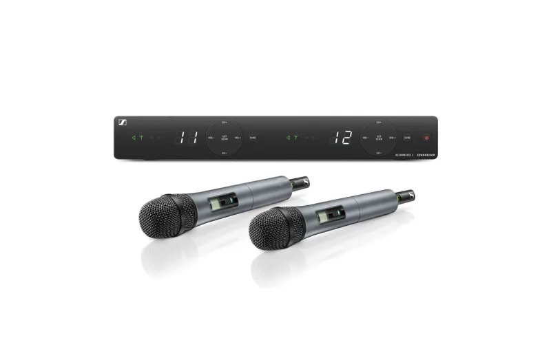 Sennheiser XSW-1-835-Dual-B Dual Wireless Handheld Microphone Set