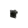 Rean RC5MDL-B Chassis connector DTYPE 5-pin XLR Male - Color Black