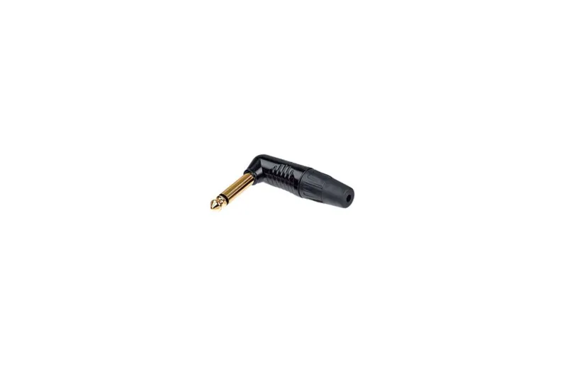Rean RP2RC-B Βύσμα 6.3mm Jack Mono Αρσενικό με Δεξιά Γωνία