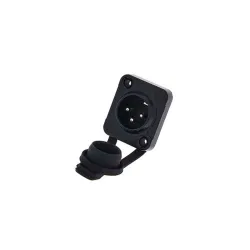 Rean RRX3M-Z-001-1 Βύσμα 3-pin XLR Αρσενικό με Κάλυμμα