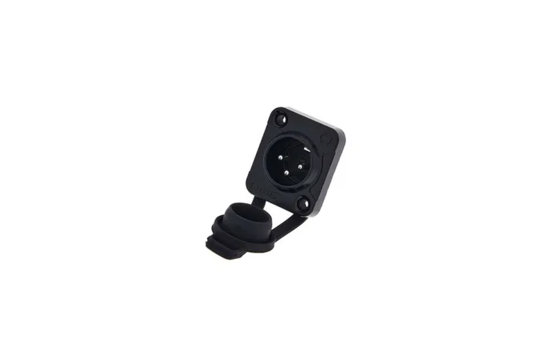 Rean RRX3M-Z-001-1 Βύσμα 3-pin XLR Αρσενικό με Κάλυμμα