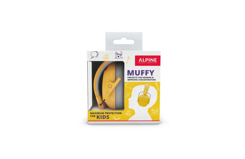 Alpine Muffy 2.0 Kids Earmuffs - Yellow