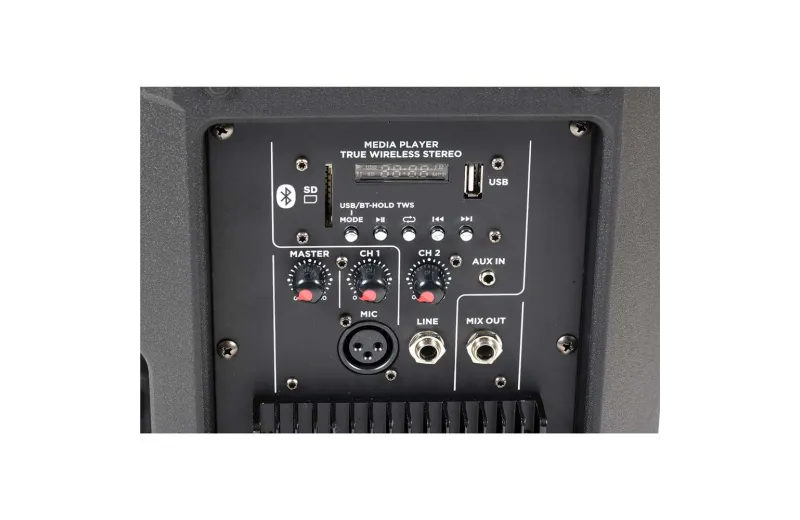 Metro Audio Systems ES210A Active Loudspeaker with Bluetooth - Black
