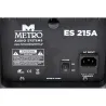 Metro Audio Systems ES215A Active Loudspeaker with Bluetooth - Black