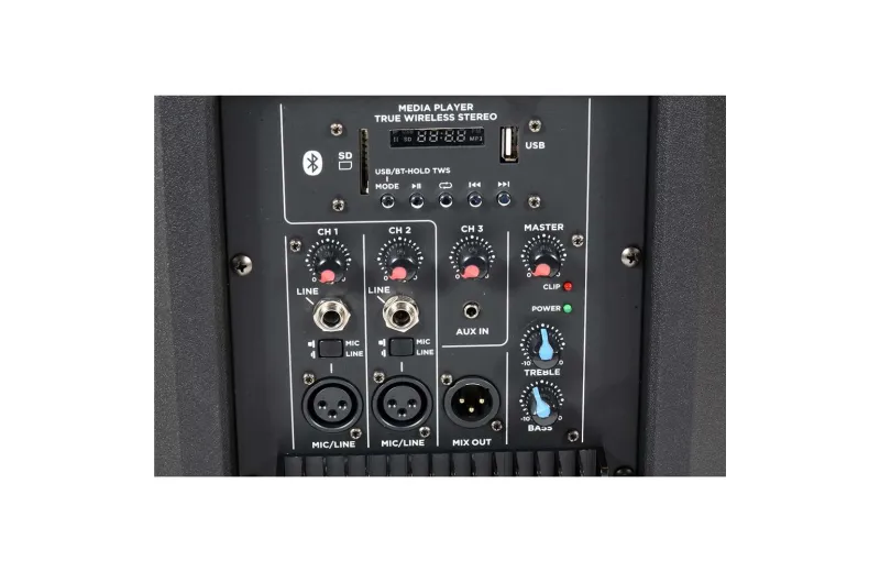 Metro Audio Systems ES215A Active Loudspeaker with Bluetooth - Black