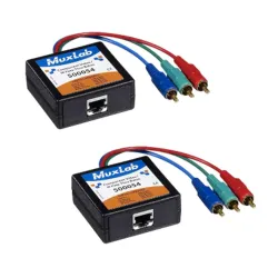 Muxlab Component Video/IR Pass-Thru Balun 500054