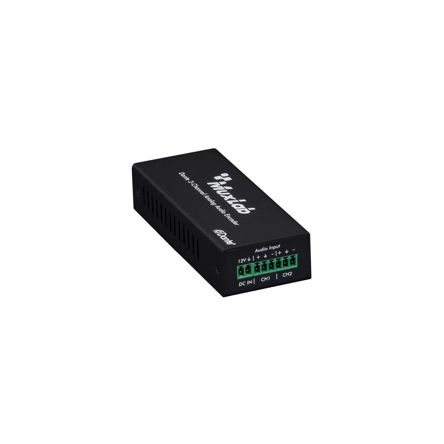 Muxlab Dante 2-Channel Analog Audio Encoder 500551