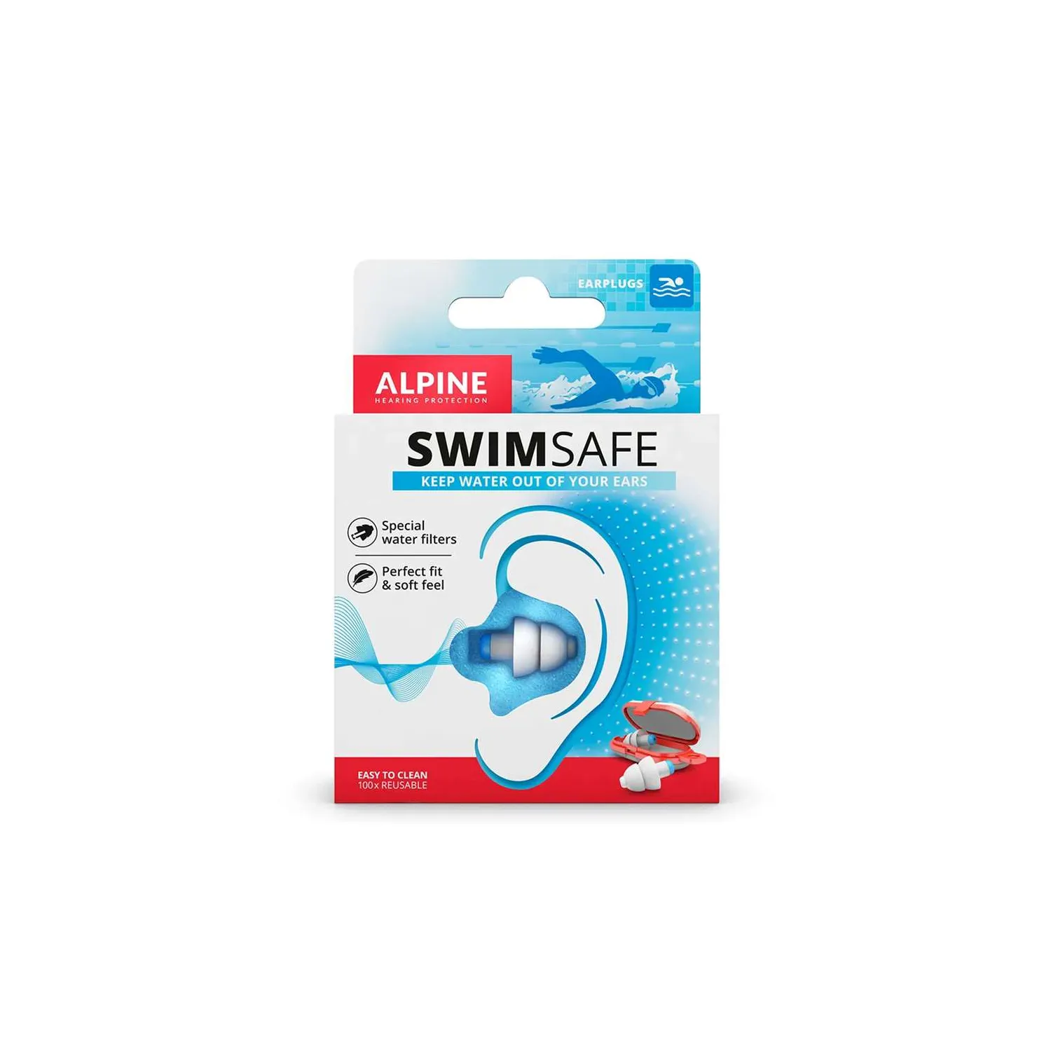 Alpine SwimSafe Earplugs for Swimming