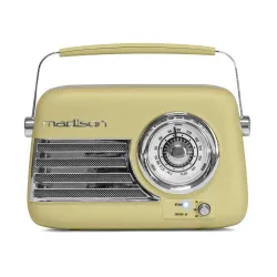 Madison Freesound-VR40OGR-MAT Φορητό Ραδιόφωνο Bluetooth