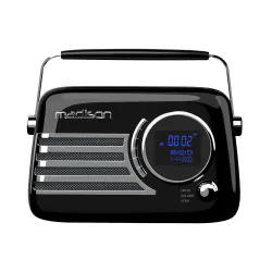 Madison Freesound-VR40BK-DAB Φορητό Ραδιόφωνο Bluetooth