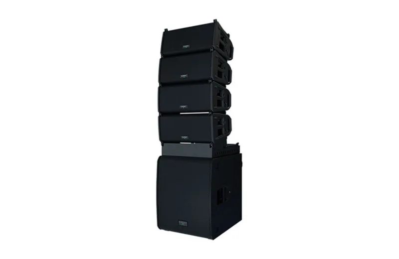QSC Line Array LA108 Powered Speaker - Black