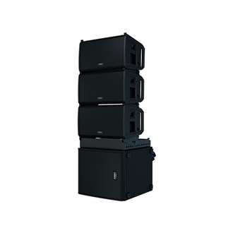 QSC Line Array LA112 Powered Speaker - Black