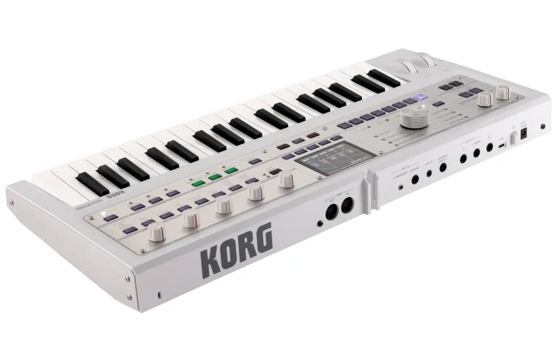 Korg Micro-Korg- New Wh Analog Modeling Synthesizer / Vocoder White