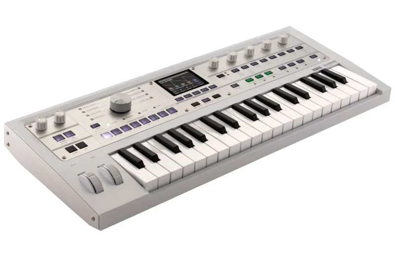 Korg Micro-Korg- New Wh Analog Modeling Synthesizer / Vocoder White