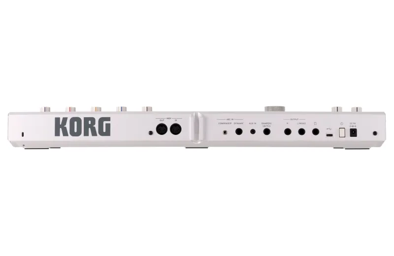 Korg Micro-Korg- New Wh Analog Modeling Synthesizer / Vocoder White