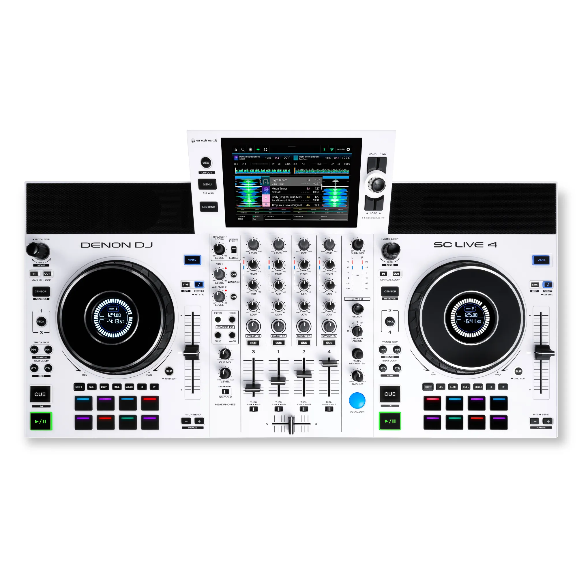Denon DJ SC Live 4 White - DJ Controller