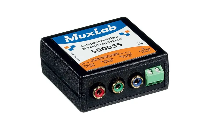 MUXLAB Component Video/IR Pass-Thru Balun 500055