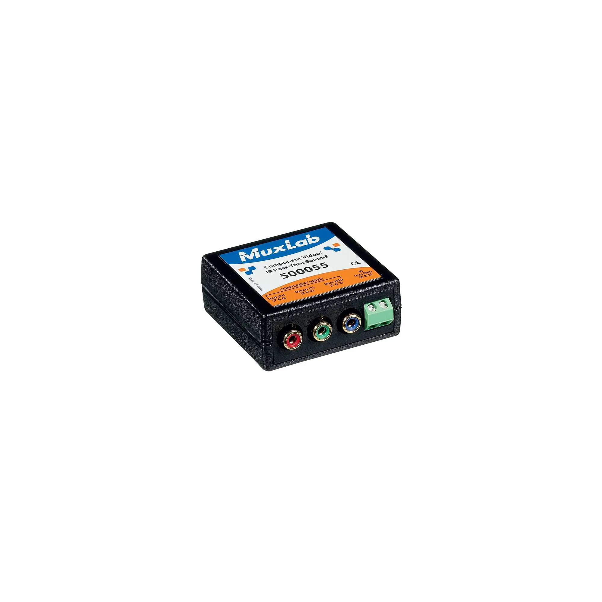 Balun για μεταφορά ενός component σήματος βίντεο  MUXLAB Component Video/IR Pass-Thru Balun 500055