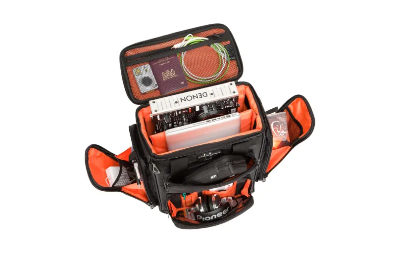 UDG ULTIMATE PRODUCERBAG LARGE BLACK/ORANGE INSIDE U9022BL/OR