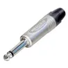 Neutrik NP-2X Adaptor Jack male 6,3mm mono nickel contacts