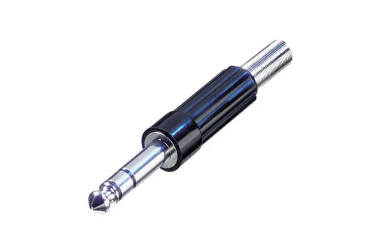 Neutrik NYS 204 Kαρφί αρσενικό 6,3mm stereo μεταλλικό με πλαστικό καπάκι