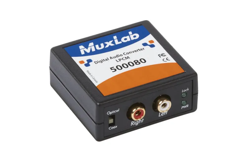 MUXLAB DIGITAL AUDIO CONVERTER (DAC) 500080