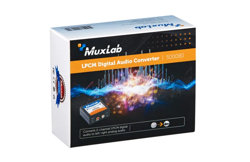 MUXLAB DIGITAL AUDIO CONVERTER (DAC) 500080