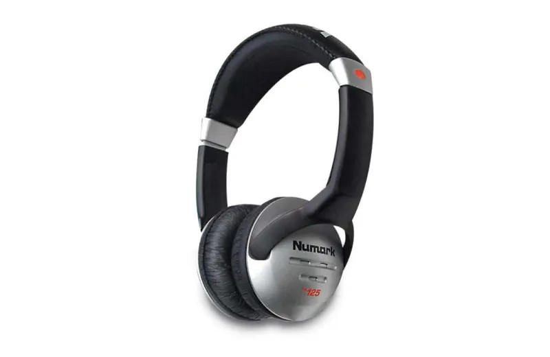 Numark HF125 Dj Headphones - Black with Silver