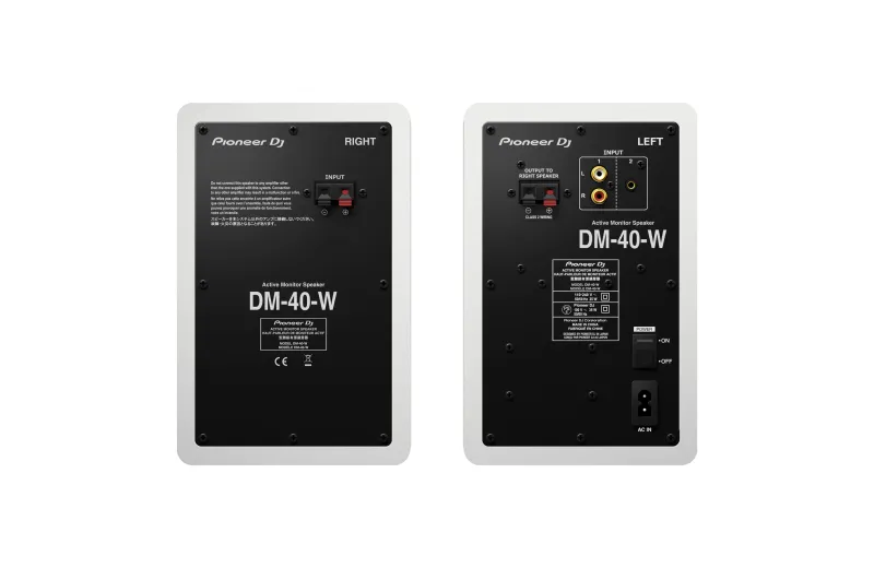 PIONEER DJ DM-40 WHITE (ΖΕΥΓΟΣ)