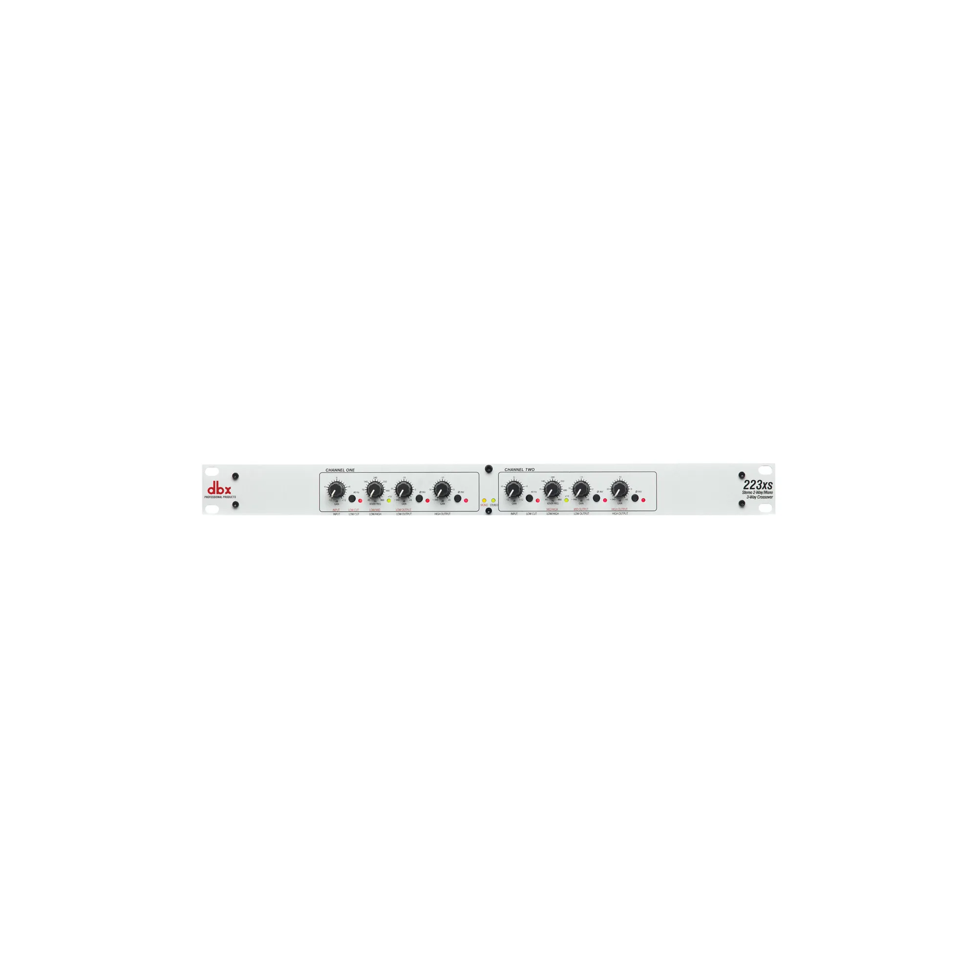 DBX 223XS Ηλεκτρονικό crossover 2 δρόμων